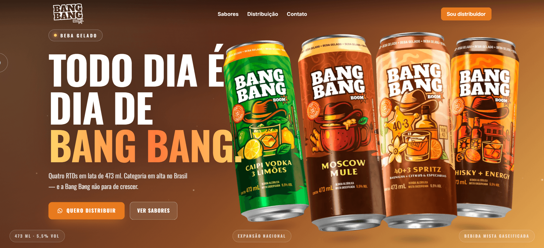 Hero do site Bang Bang em produção